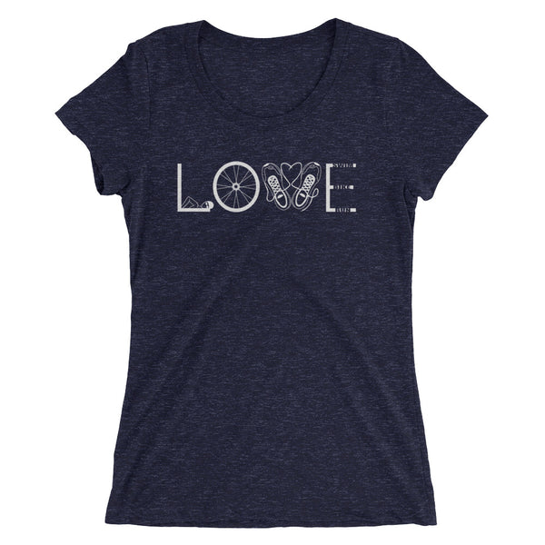 Triathlon Love T-shirt - women's