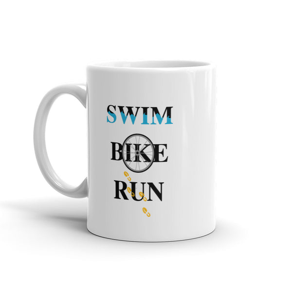 Swim Bike Run Mug - Triathlon