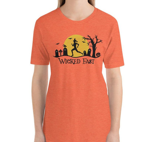Wicked Fast Runner Halloween Tee - Short-Sleeve Unisex T-Shirt